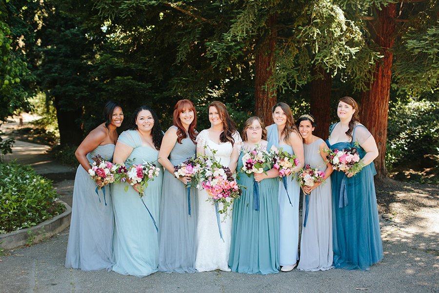 A Blue & Pink Fiesta Inspired California Wedding via TheELD.com