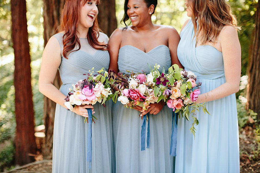 A Blue & Pink Fiesta Inspired California Wedding via TheELD.com