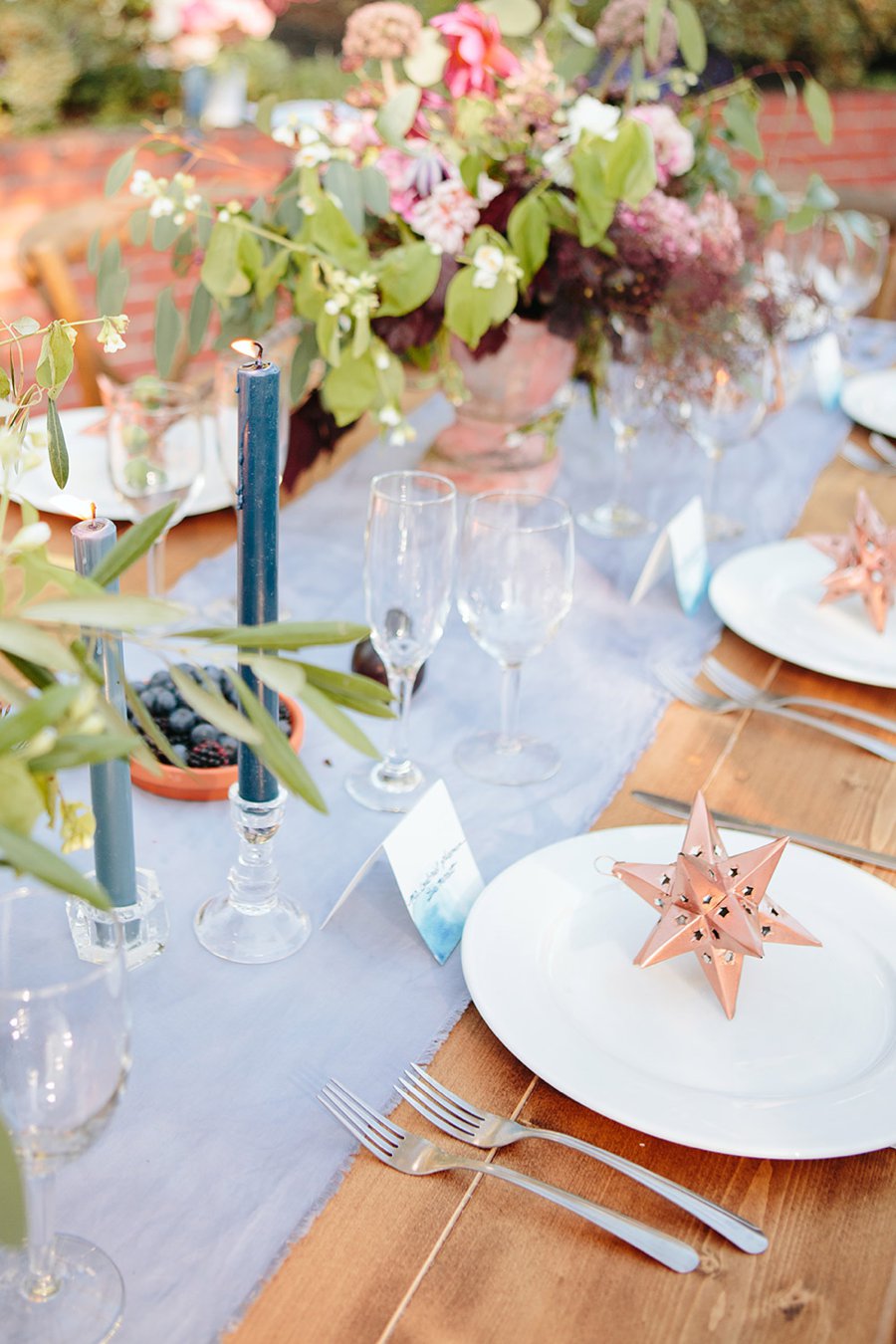 A Blue & Pink Fiesta Inspired California Wedding via TheELD.com