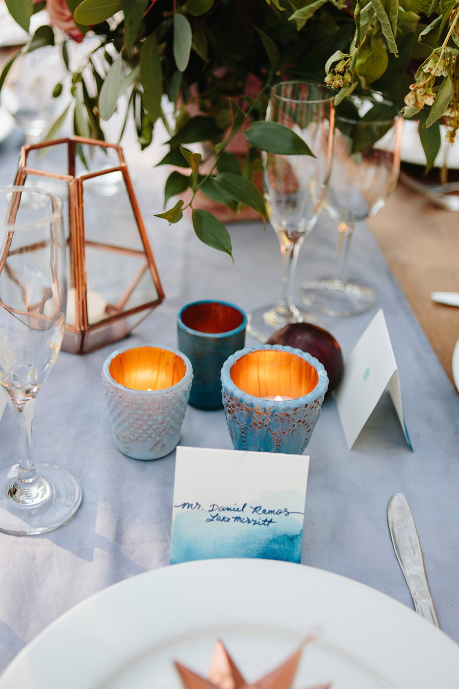 A Blue & Pink Fiesta Inspired California Wedding via TheELD.com