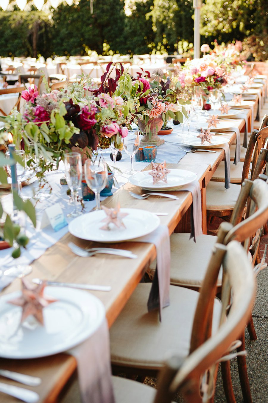 A Blue & Pink Fiesta Inspired California Wedding via TheELD.com