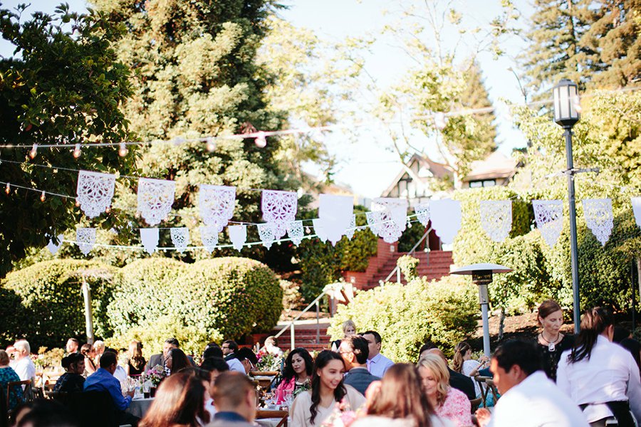 A Blue & Pink Fiesta Inspired California Wedding via TheELD.com