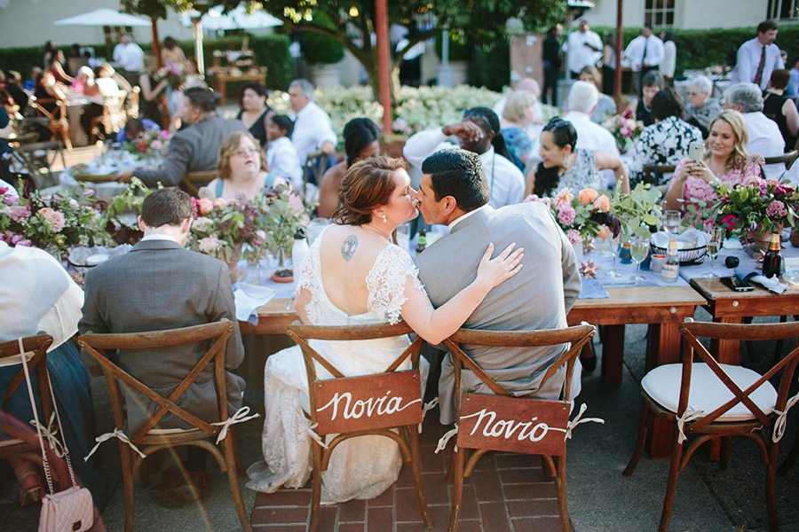 A Blue & Pink Fiesta Inspired California Wedding via TheELD.com
