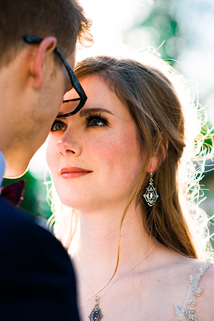 Elegant Navy & Plum Bohemian Wedding Ideas via TheELD.com