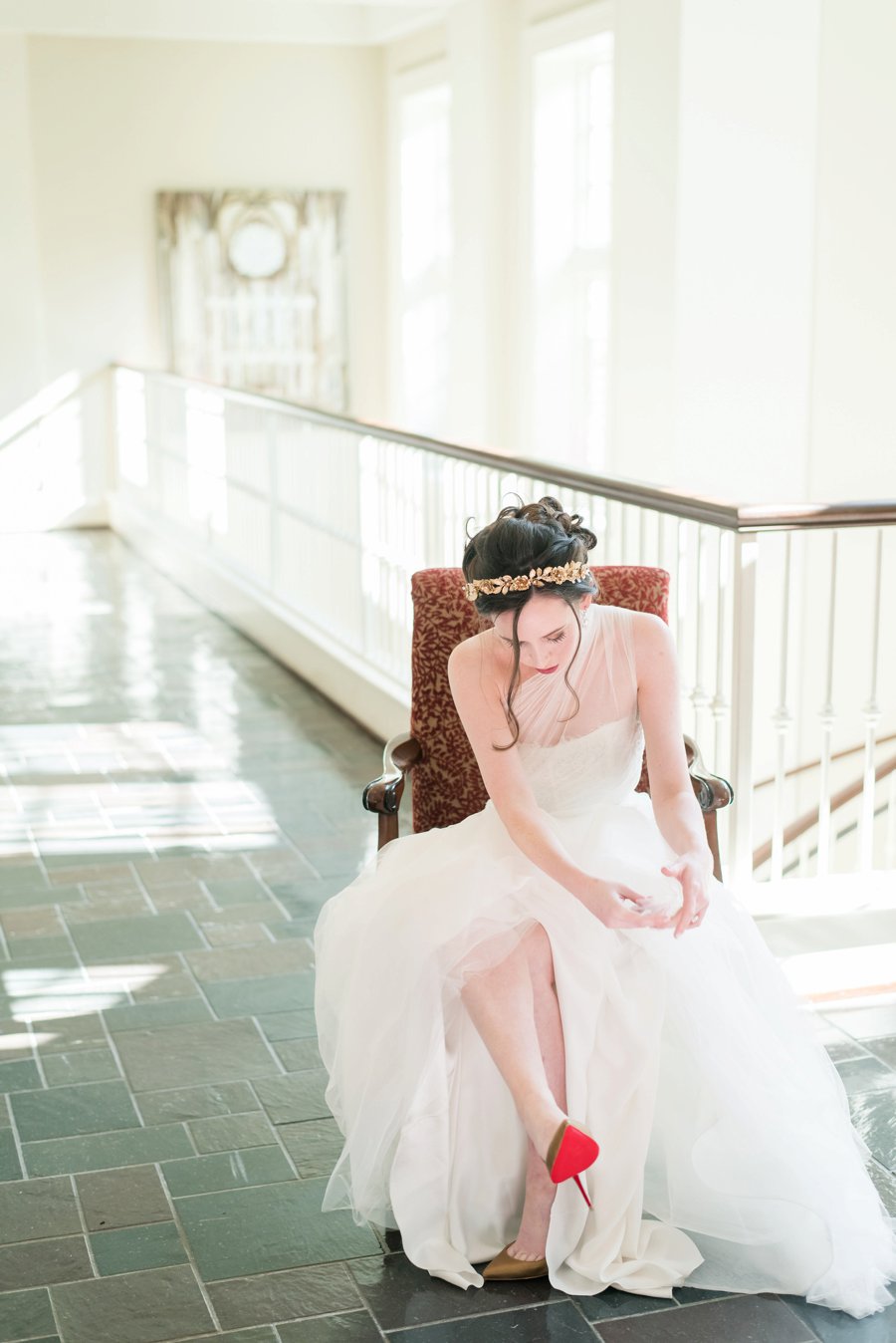 An Classically Elegant Burgundy & Ivory Alabama Wedding via TheELD.com