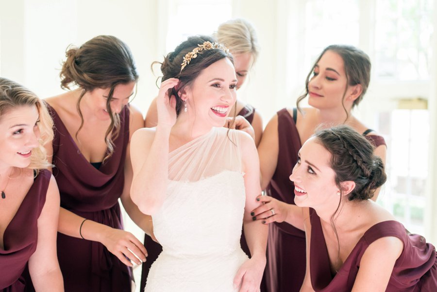 An Classically Elegant Burgundy & Ivory Alabama Wedding via TheELD.com