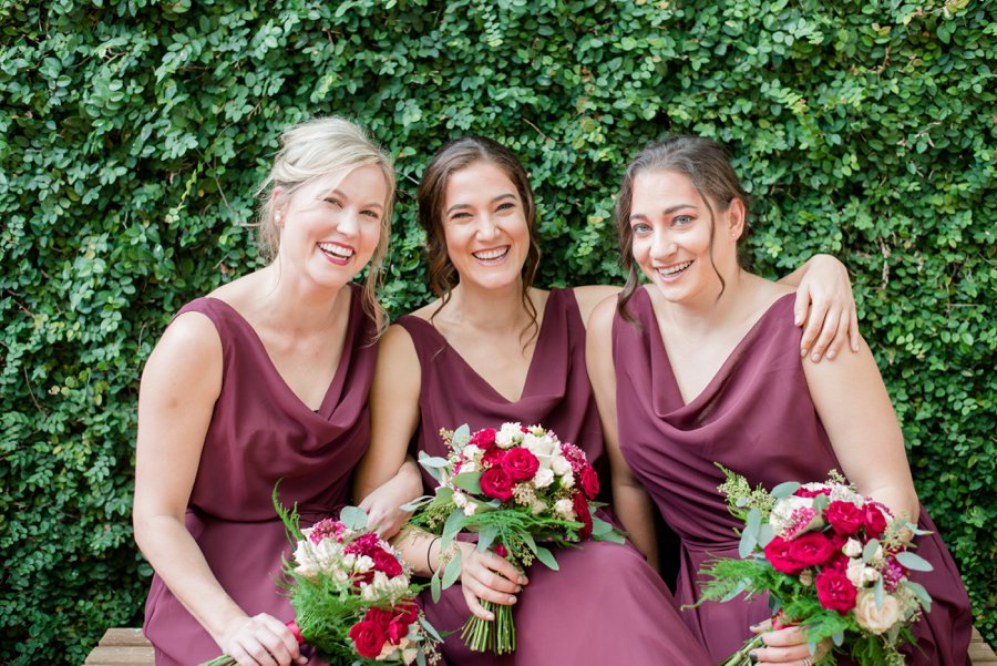 An Classically Elegant Burgundy & Ivory Alabama Wedding via TheELD.com