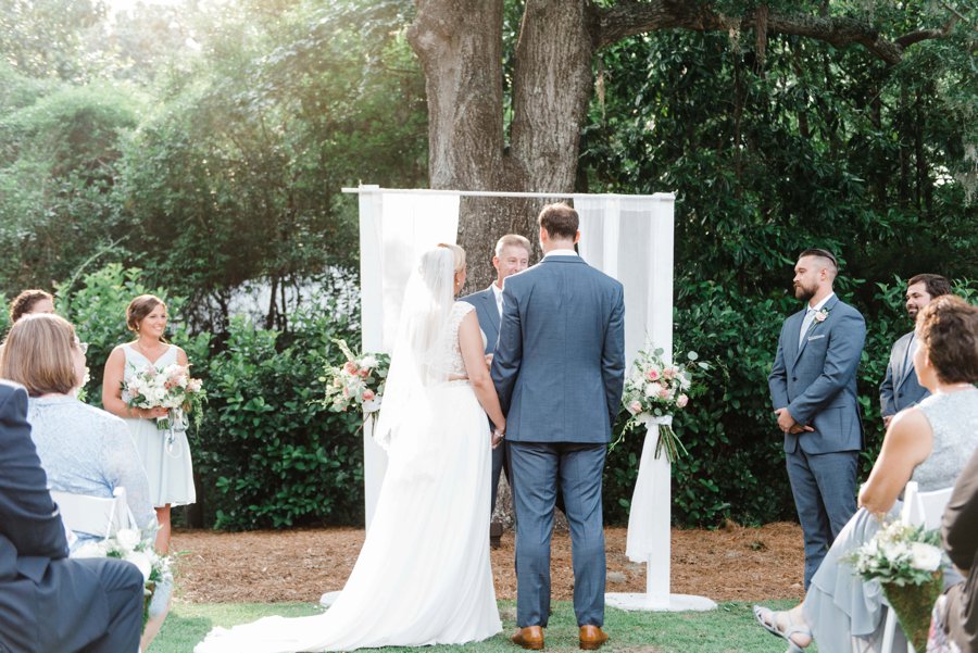 A Timeless Romantic Pink & White North Carolina Wedding via TheELD.com