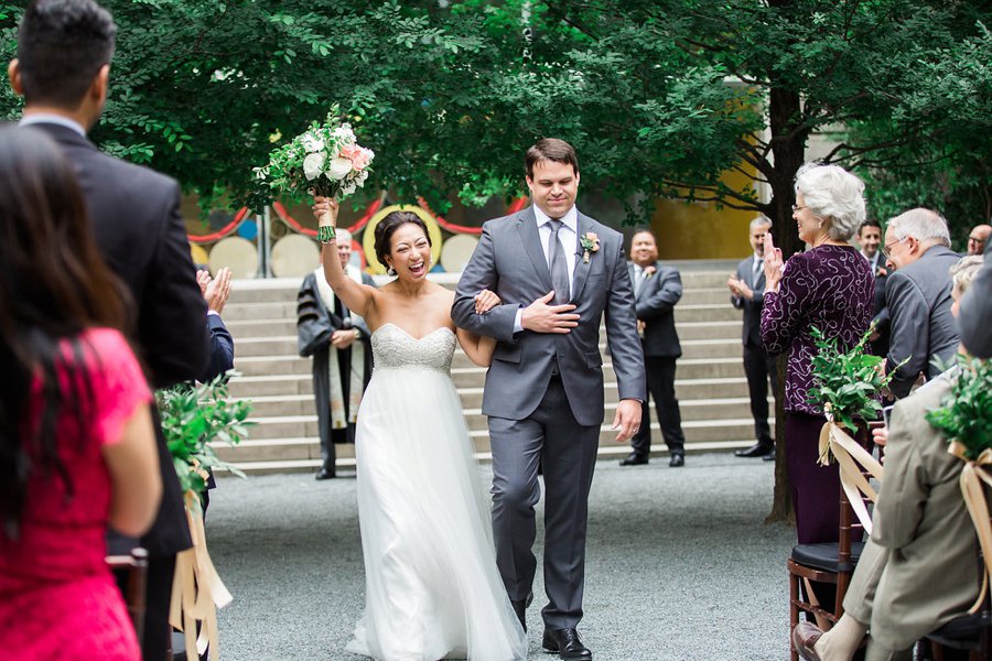 Green & White Modern Garden Dallas Wedding via TheELD.com