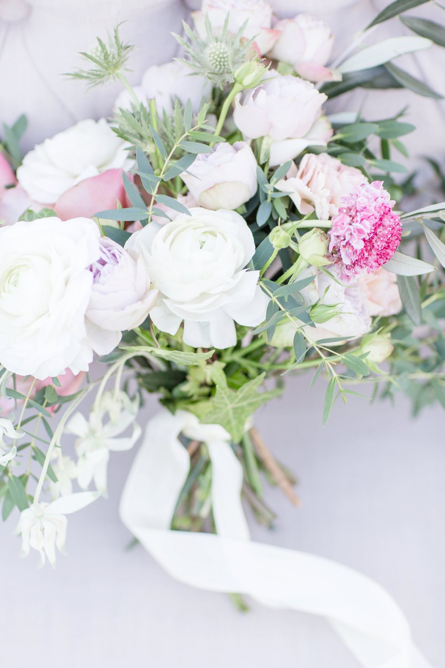 Romantic Blush & Lavender Southern California Wedding Ideas via TheELD.com