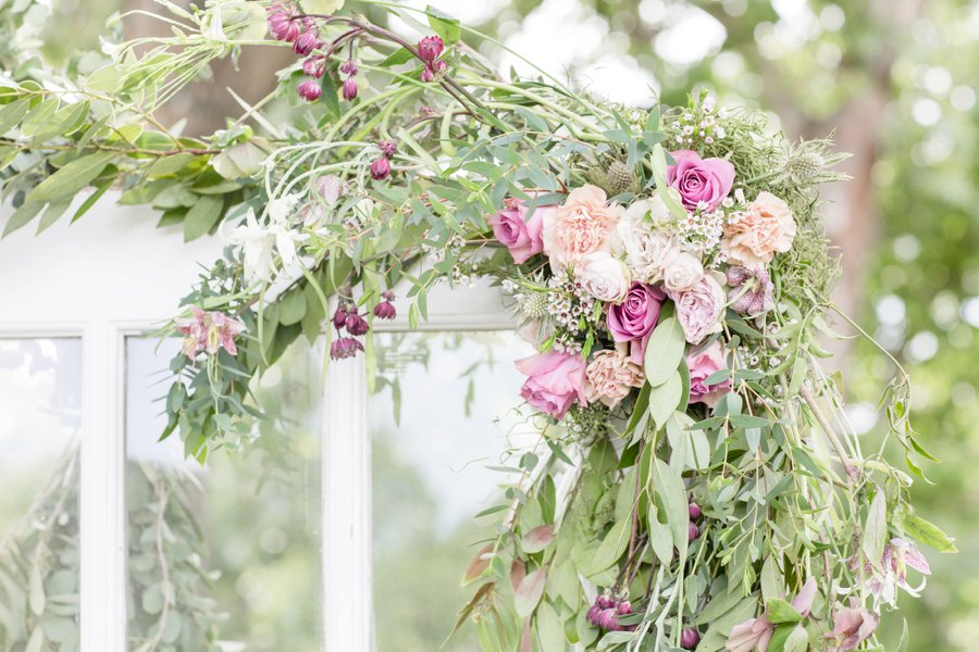 Romantic Blush & Lavender Southern California Wedding Ideas via TheELD.com