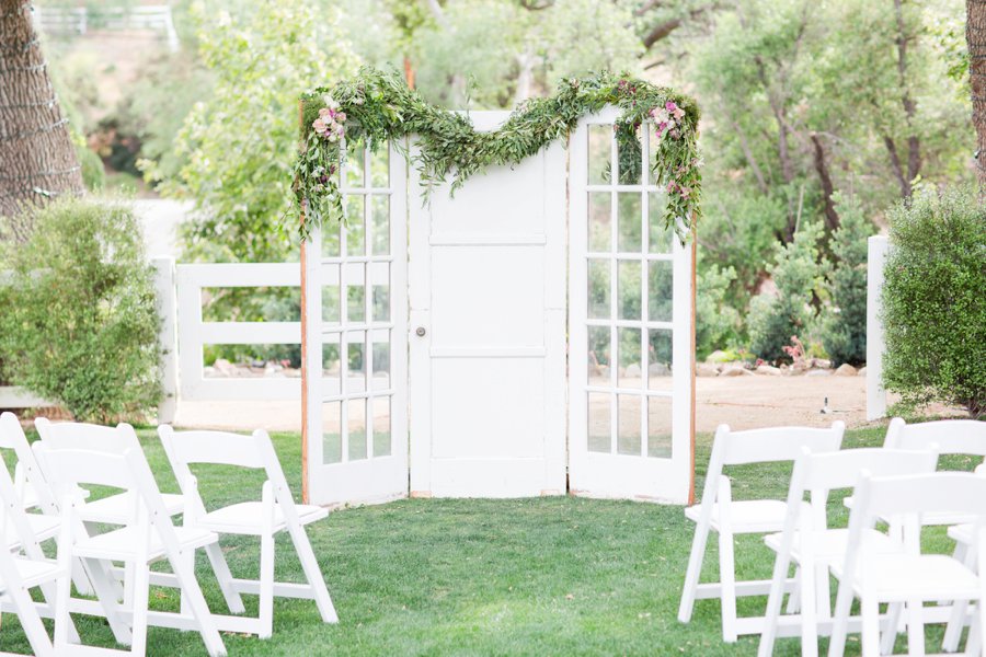 Romantic Blush & Lavender Southern California Wedding Ideas via TheELD.com