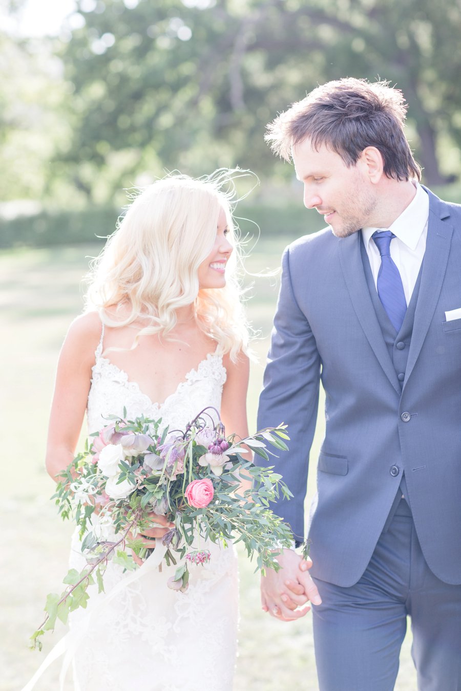 Romantic Blush & Lavender Southern California Wedding Ideas via TheELD.com