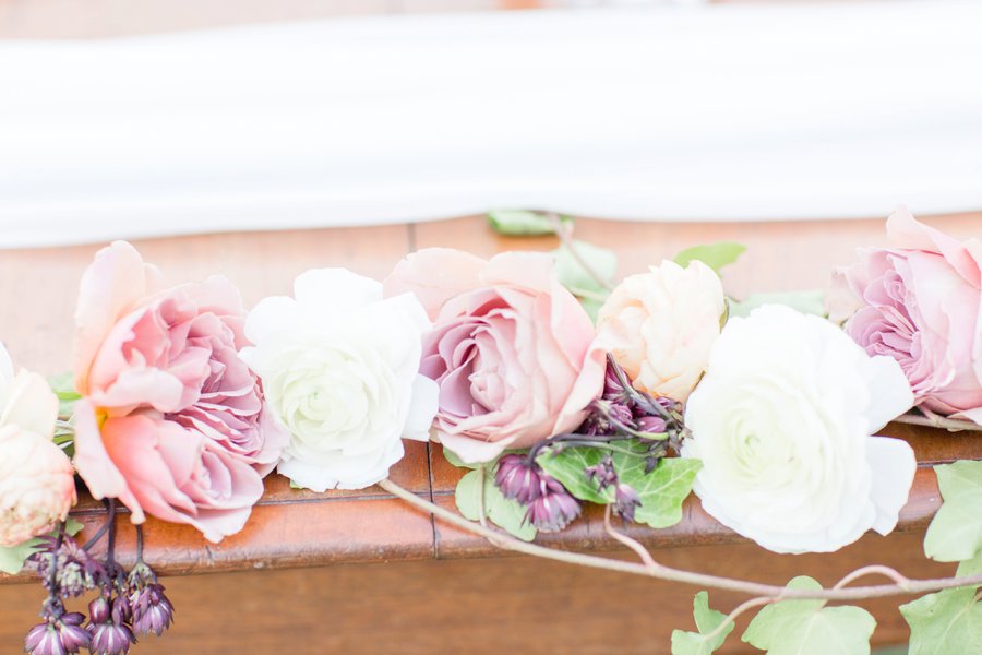 Romantic Blush & Lavender Southern California Wedding Ideas via TheELD.com