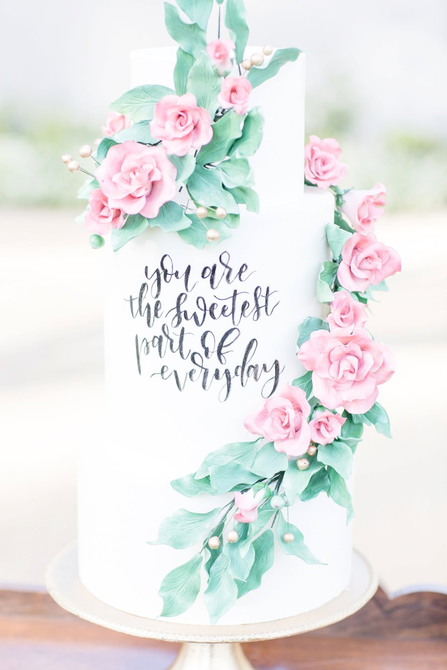 Romantic Blush & Lavender Southern California Wedding Ideas via TheELD.com