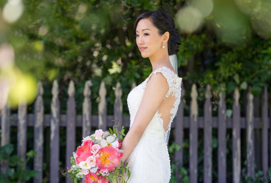 A Romantic Pink & Blue Watercolor California Wedding via TheELD.com