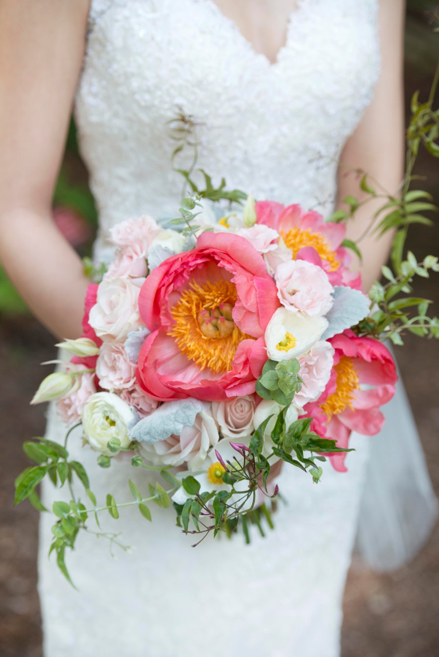 A Romantic Pink & Blue Watercolor California Wedding via TheELD.com