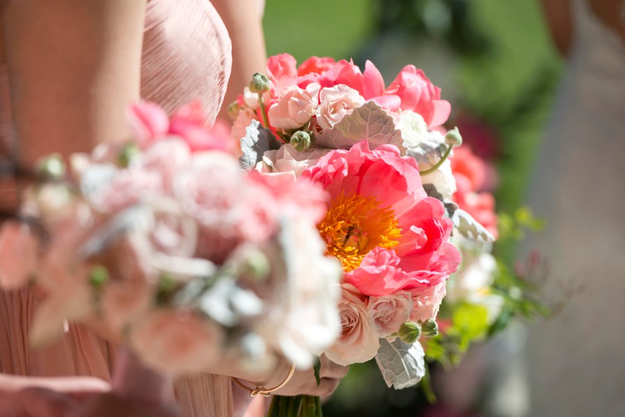 A Romantic Pink & Blue Watercolor California Wedding via TheELD.com