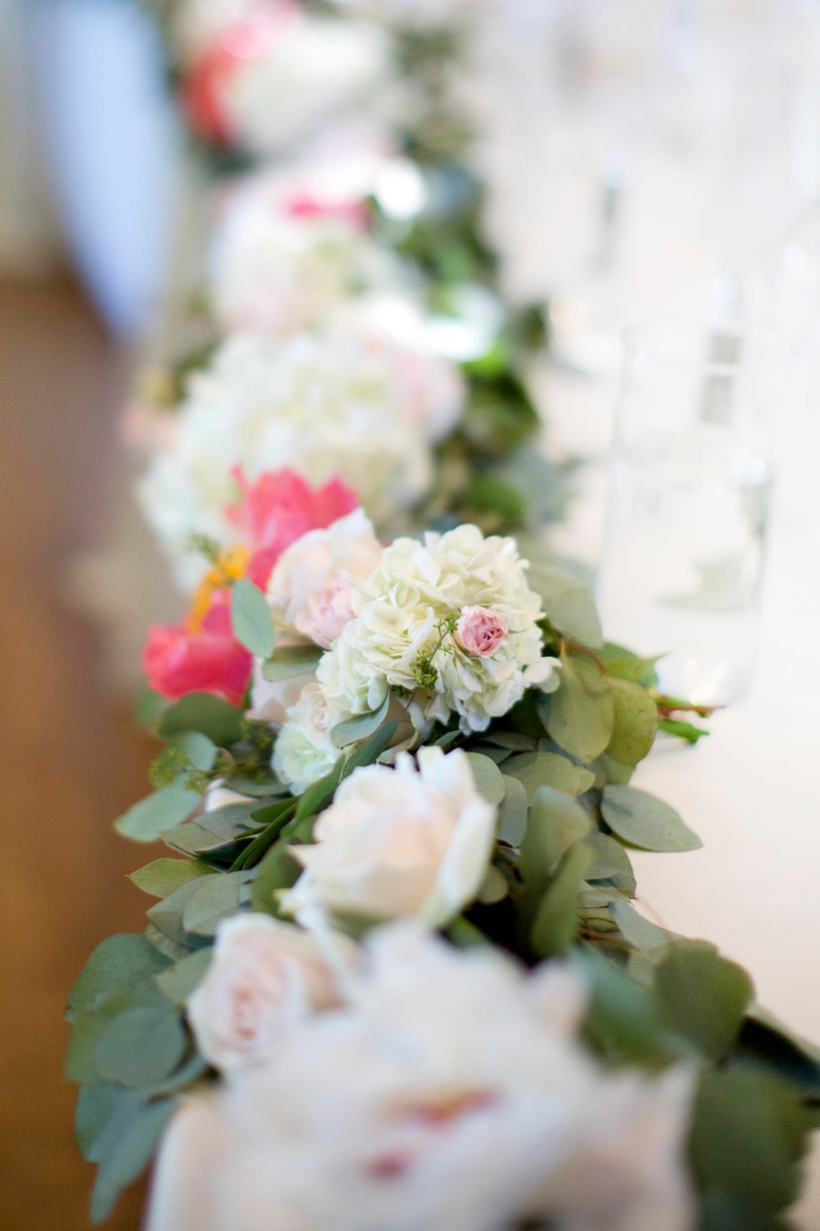 A Romantic Pink & Blue Watercolor California Wedding via TheELD.com