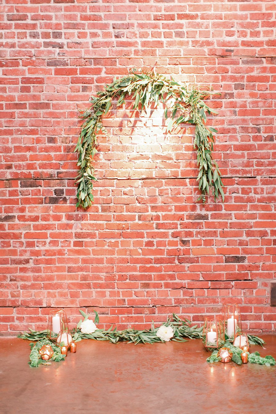 Copper, Blush & Green Modern Romantic Wedding Ideas via TheELD.com