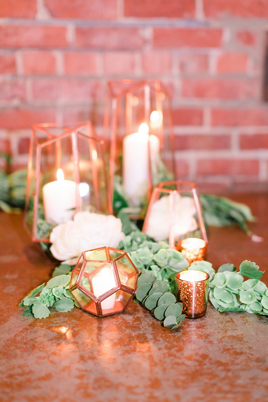 Copper, Blush & Green Modern Romantic Wedding Ideas via TheELD.com