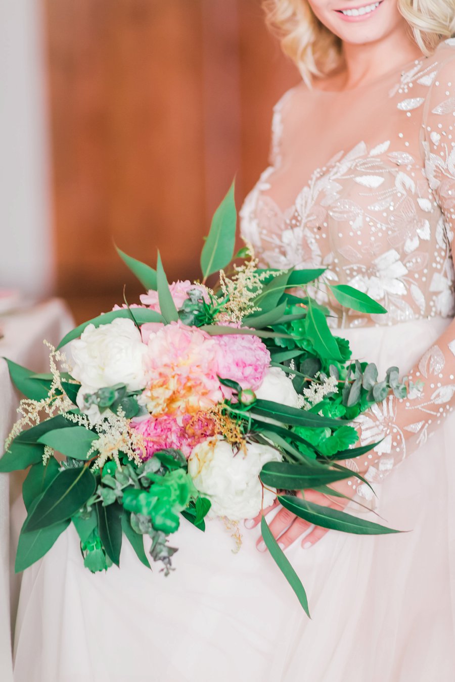 Copper, Blush & Green Modern Romantic Wedding Ideas via TheELD.com