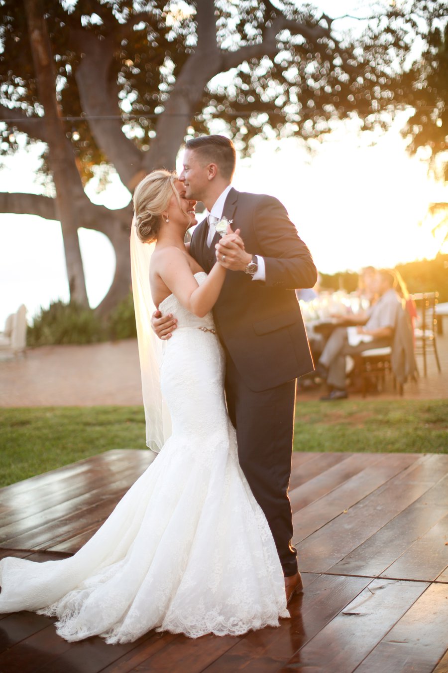 A Rustic Blush & White Intimate Maui Destination Wedding via TheELD.com