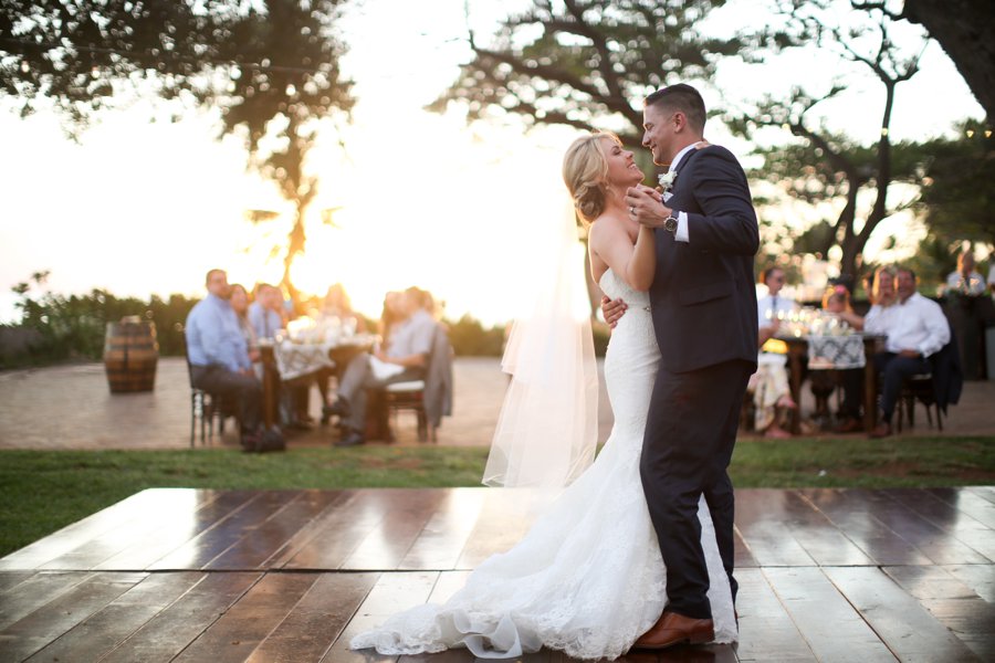 A Rustic Blush & White Intimate Maui Destination Wedding via TheELD.com