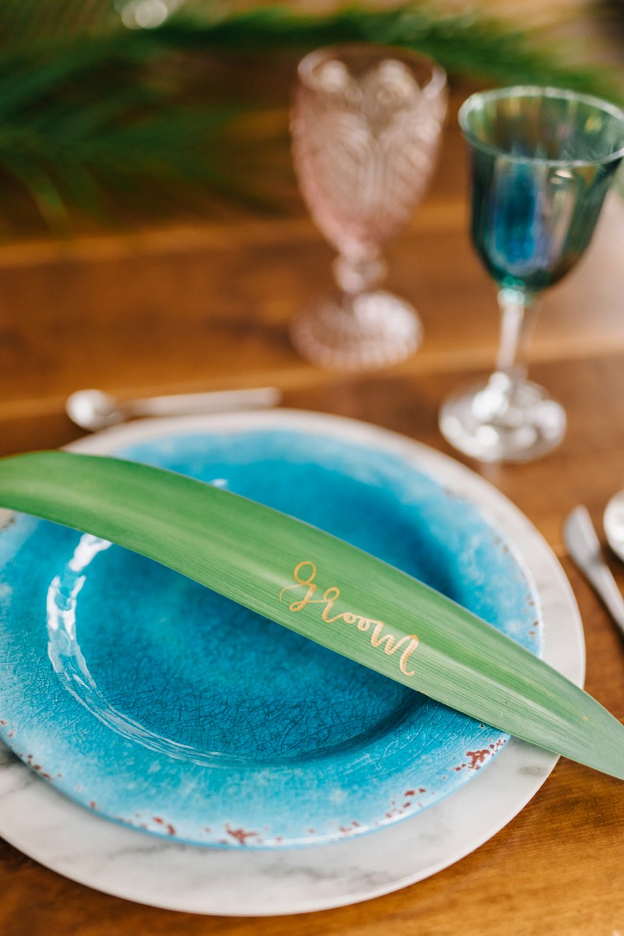 Colorful & Elegant Tropical Wedding Ideas via TheELD.com