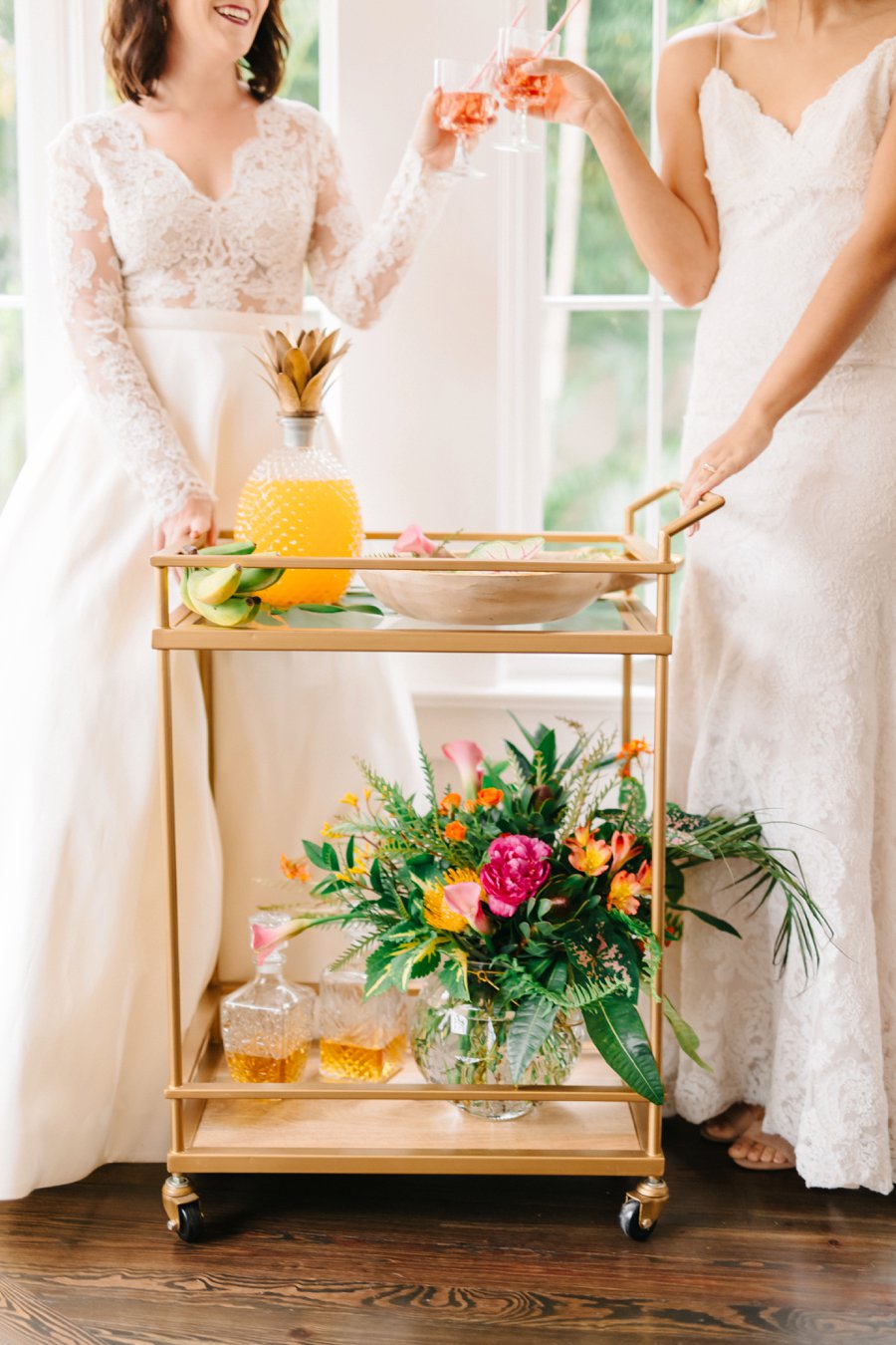 Colorful & Elegant Tropical Wedding Ideas via TheELD.com