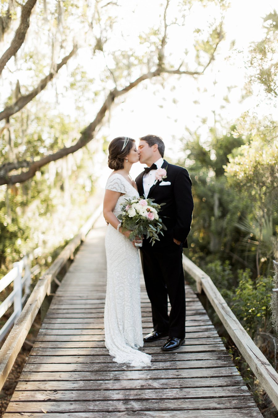 An Elegant Blush & Gold Florida Wedding via TheELD.com