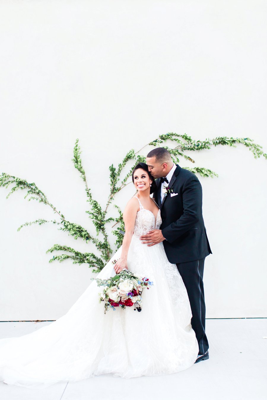 Blue, Black, & White Modern Elegant Wedding Ideas via TheELD.com