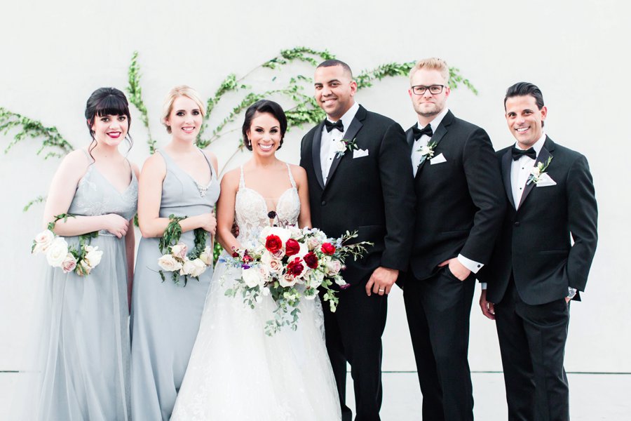 Blue, Black, & White Modern Elegant Wedding Ideas via TheELD.com