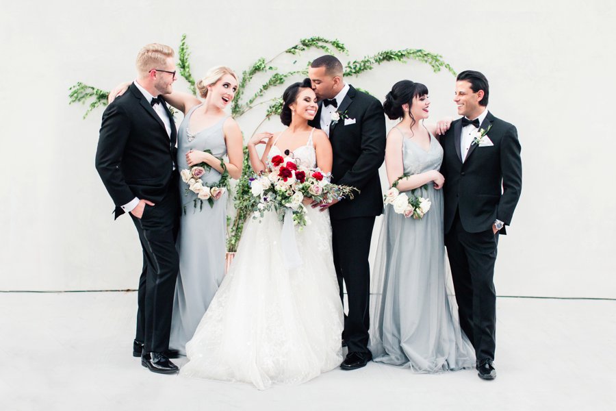 Blue, Black, & White Modern Elegant Wedding Ideas via TheELD.com