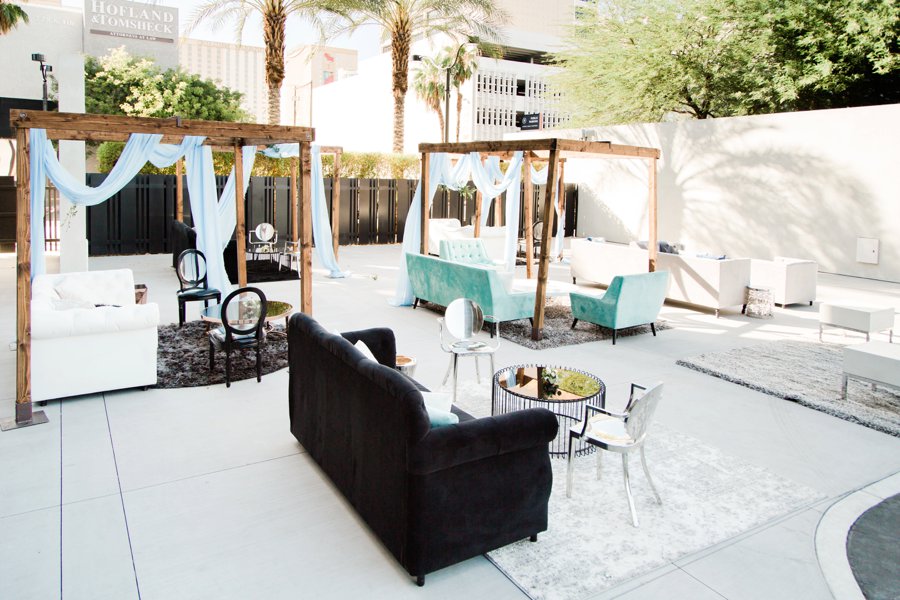 Blue, Black, & White Modern Elegant Wedding Ideas via TheELD.com