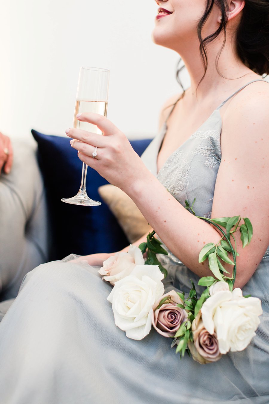 Blue, Black, & White Modern Elegant Wedding Ideas via TheELD.com