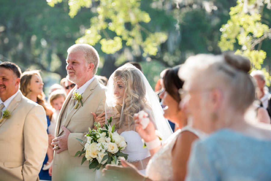 A Gold Rustic Glam Florida Wedding via TheELD.com