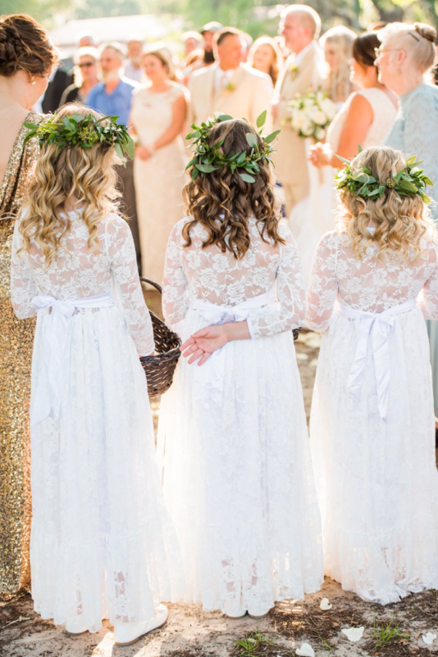 A Gold Rustic Glam Florida Wedding via TheELD.com