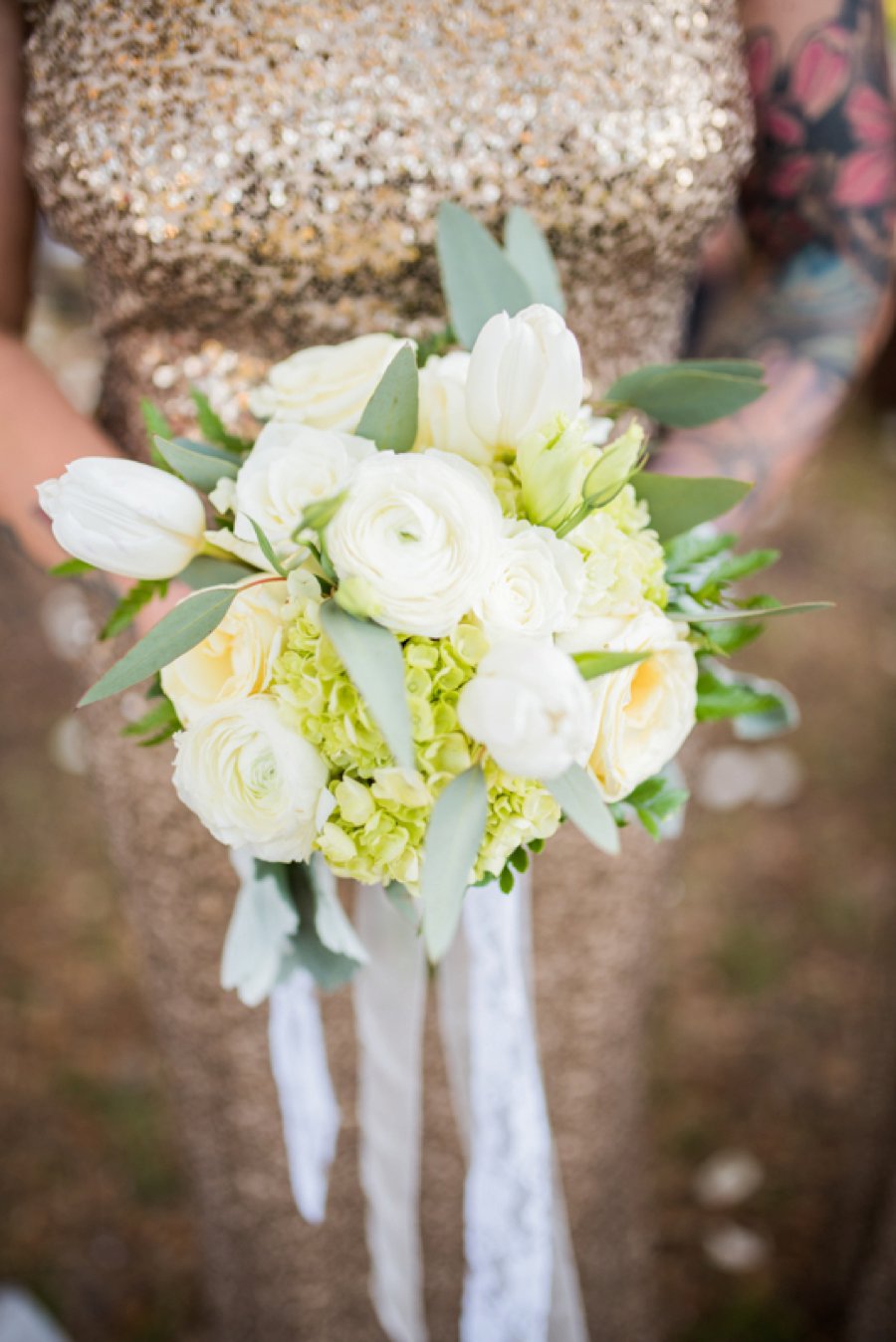 A Gold Rustic Glam Florida Wedding via TheELD.com