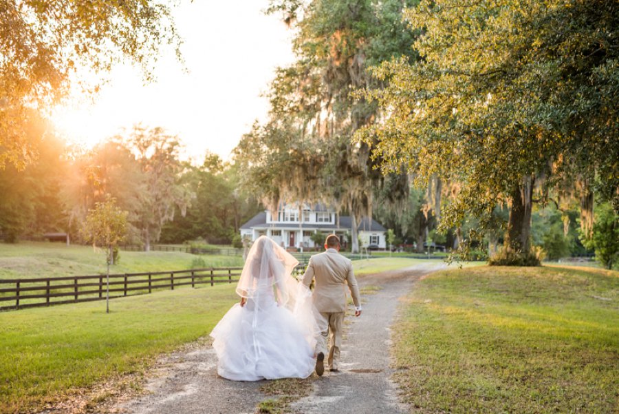 A Gold Rustic Glam Florida Wedding via TheELD.com