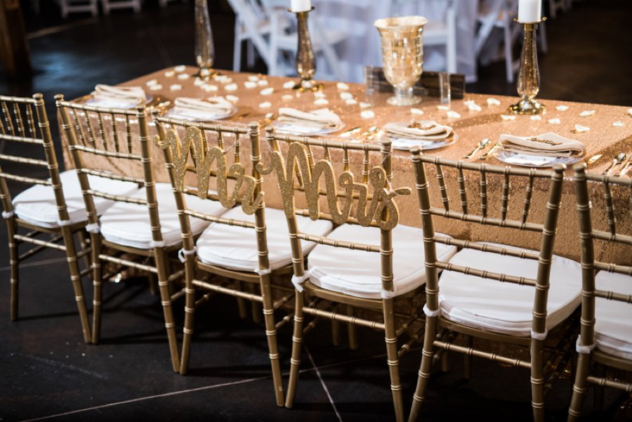 A Gold Rustic Glam Florida Wedding via TheELD.com