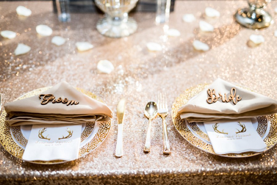 A Gold Rustic Glam Florida Wedding via TheELD.com