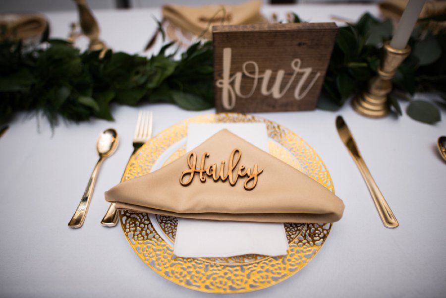 A Gold Rustic Glam Florida Wedding via TheELD.com