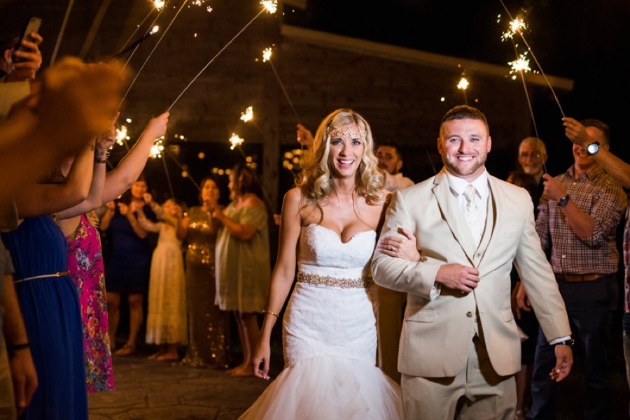 A Gold Rustic Glam Florida Wedding via TheELD.com