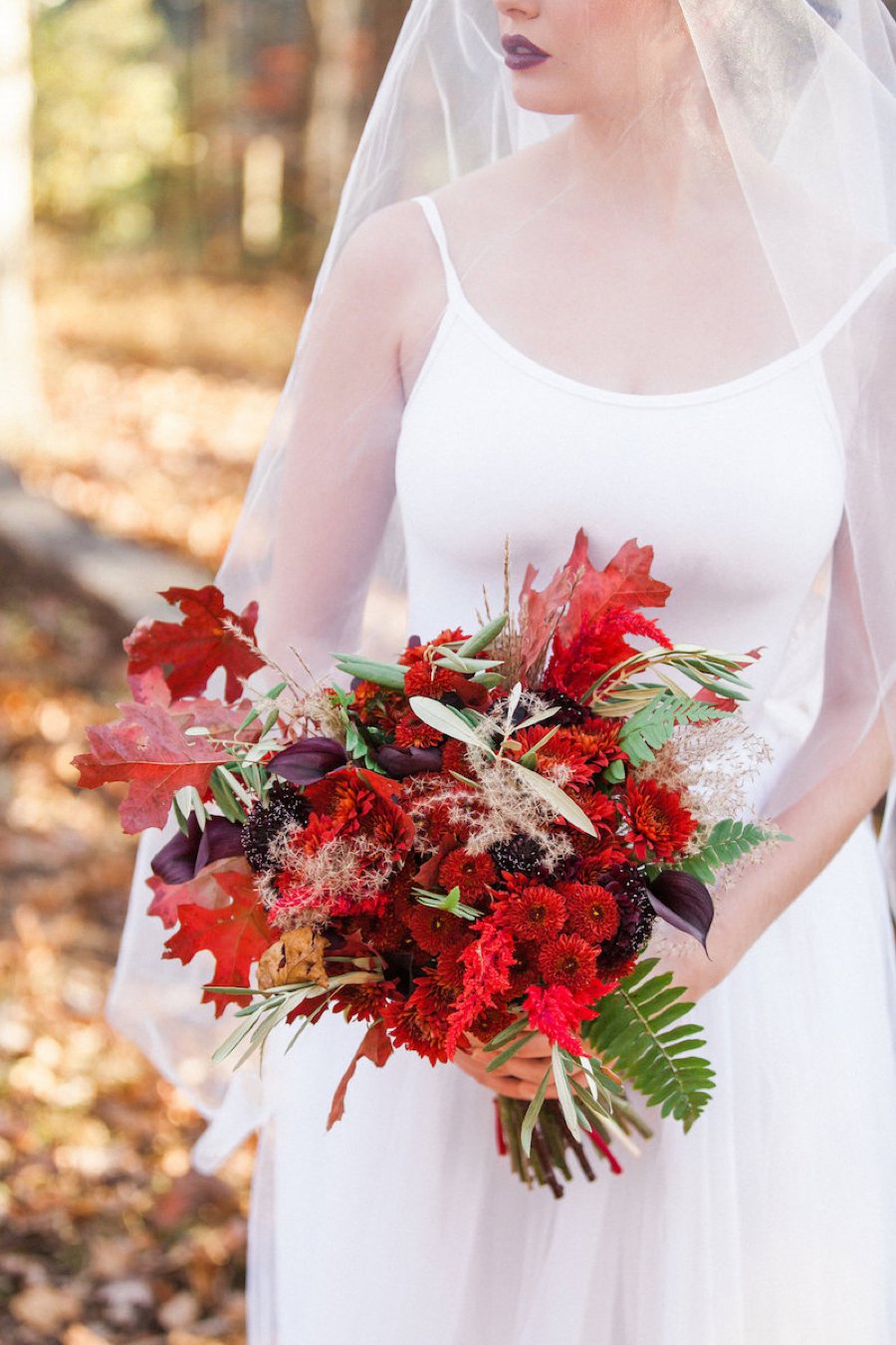 Red & Teal Whimsical Fall Wedding Ideas via TheELD.com