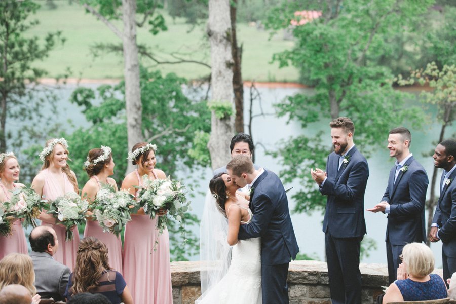 An Elegant Green & White South Carolina Wedding via TheELD.com