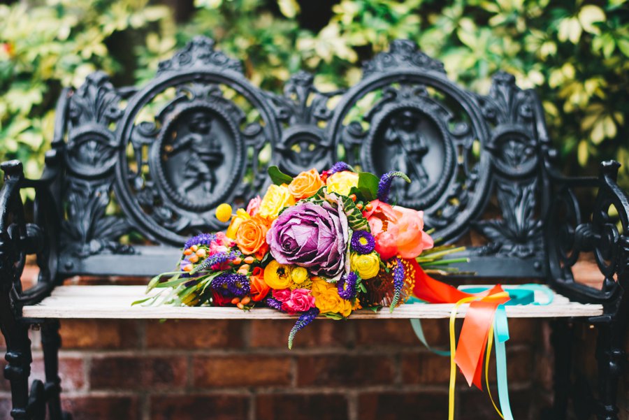 Colorful Cultural “Dia de Los Muertos” Wedding Ideas via TheELD.com