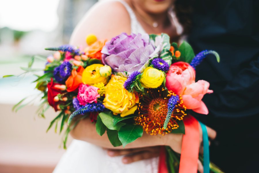 Colorful Cultural “Dia de Los Muertos” Wedding Ideas via TheELD.com