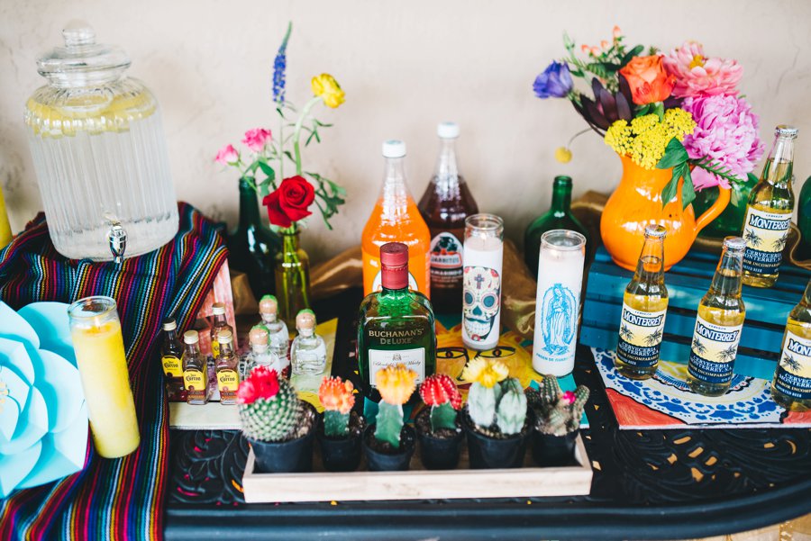 Colorful Cultural “Dia de Los Muertos” Wedding Ideas via TheELD.com