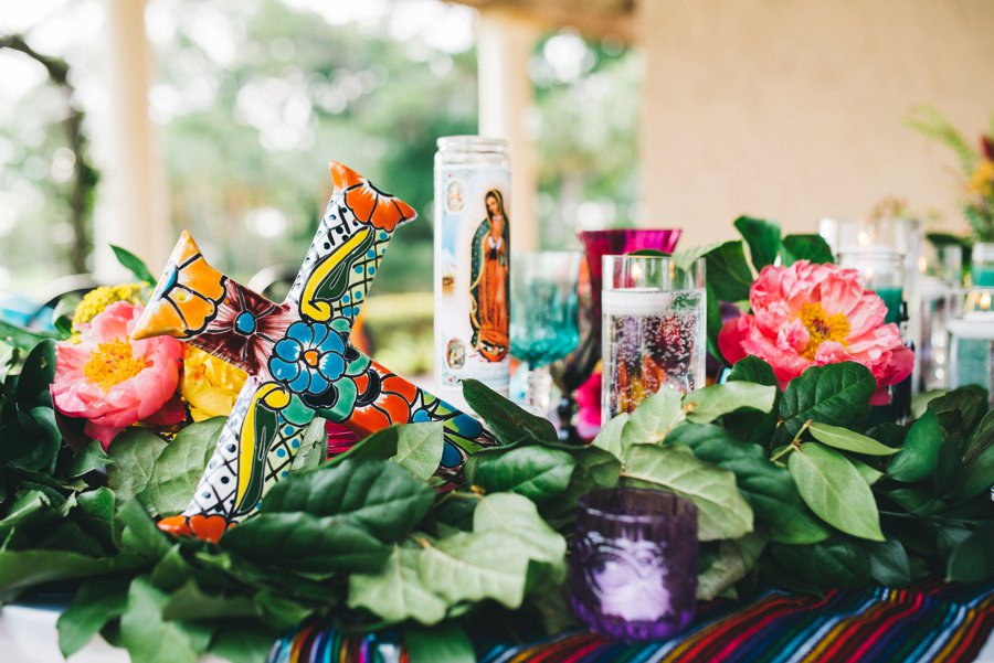 Colorful Cultural “Dia de Los Muertos” Wedding Ideas via TheELD.com